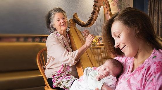 Therapeutic music for new mom and baby